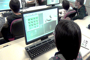 Photograph of children using PLAY Animation